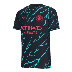 Manchester City Akanji #25 Derde Shirt 2023-2024 Voetbalshirts Korte Mouw-1