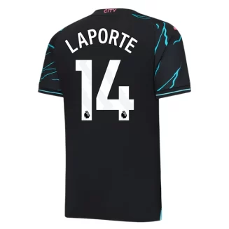 Manchester City Aymeric Laporte #14 Derde Shirt 2023-2024 Voetbalshirts Korte Mouw