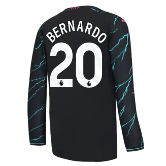 Manchester City Bernardo Silva #20 Derde Shirt 2023-2024 Voetbalshirts Lange Mouwen