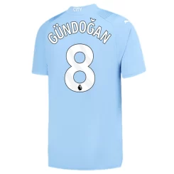 Manchester City Ilkay Gundogan #8 Thuisshirt 2023-2024 Voetbalshirts Korte Mouw