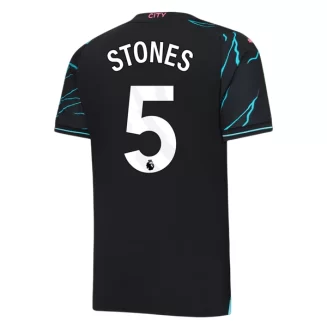 Manchester City John Stones #5 Derde Shirt 2023-2024 Voetbalshirts Korte Mouw