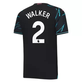 Manchester City Kyle Walker #2 Derde Shirt 2023-2024 Voetbalshirts Korte Mouw