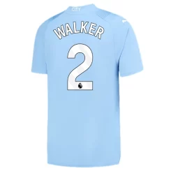 Manchester City Kyle Walker #2 Thuisshirt 2023-2024 Voetbalshirts Korte Mouw