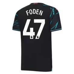 Manchester City Phil Foden #47 Derde Shirt 2023-2024 Voetbalshirts Korte Mouw