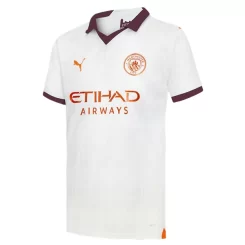 Manchester City Rodrigo #16 Uitshirt 2023-2024 Voetbalshirts Korte Mouw-1