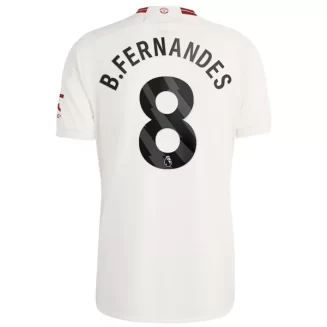 Manchester United Bruno Fernandes #8 Derde Shirt 2023-2024 Voetbalshirts Korte Mouw