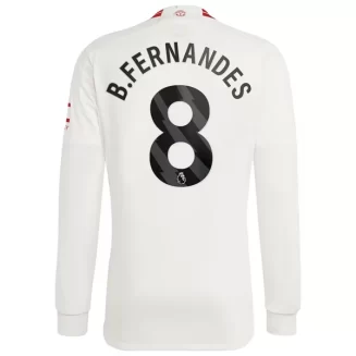 Manchester United Bruno Fernandes #8 Derde Shirt 2023-2024 Voetbalshirts Lange Mouwen