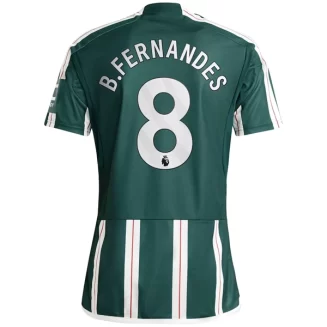 Manchester United Bruno Fernandes #8 Uitshirt 2023-2024 Voetbalshirts Korte Mouw