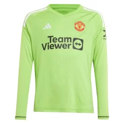 Manchester United Keeper Thuisshirt 2023-2024 Voetbalshirt met Lange Mouwen