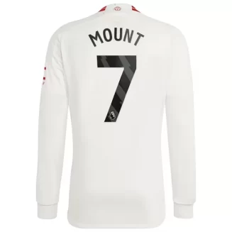 Manchester United Mason Mount #7 Derde Shirt 2023-2024 Voetbalshirts Lange Mouwen