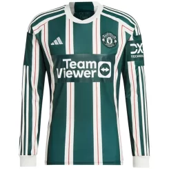 Manchester United Mason Mount #7 Uitshirt 2023-2024 Voetbalshirts Lange Mouwen