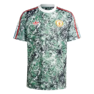 Manchester United Voetbaltenue Stone Roses Originals Icon Thuisshirt 2023-2024 Voetbalshirt met Korte Mouw