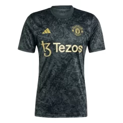 Manchester United Voetbaltenue Stone Roses Pre-Match Thuisshirt 2023-2024 Voetbalshirt met Korte Mouw