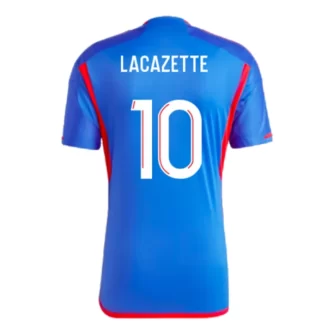 Olympique Lyonnais Alexandre Lacazette #10 Uitshirt 2023-2024 Voetbalshirt met Korte mouw