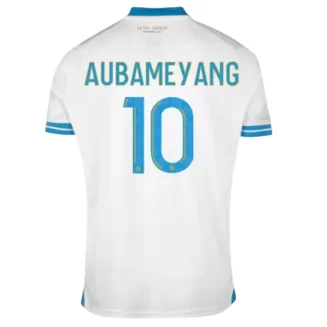 Olympique de Marseille Pierre-Emerick Aubameyang #10 Thuisshirt 2023-2024 Voetbalshirt met Korte Mouw