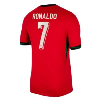 Portugal Ronaldo #7 Thuisshirt EK 2024 Voetbalshirts Korte Mouw