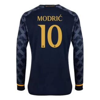 Real Madrid Luka Modric #10 Uitshirt 2023-2024 Voetbalshirt met Lange Mouwen