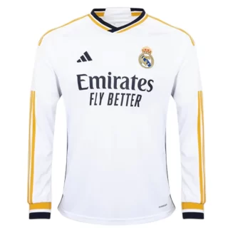 Real Madrid Thuisshirt 2023-2024 Voetbalshirt met Lange Mouwen