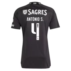 SL Benfica António Silva #4 Uitshirt 2023-2024 Voetbalshirt met Korte mouw