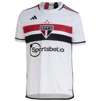 São Paulo FC Thuisshirt 2023-2024 Voetbalshirt met Korte Mouw