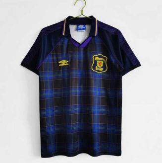 Schotland 1994/96 Thuisshirt Korte Mouw Klassieke Retro Voetbalshirts