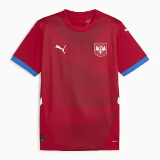 Servië Thuisshirt EK 2024 Voetbalshirts Korte Mouw