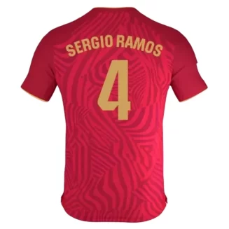 Sevilla FC Sergio Ramos #4 Uitshirt 2023-2024 Voetbalshirt met Korte Mouw