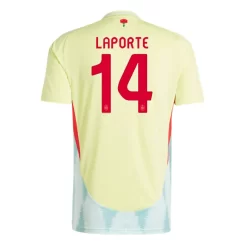 Spanje Aymeric Laporte #14 Uitshirt EK 2024 Voetbalshirts Korte Mouw
