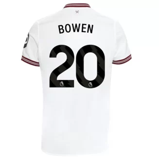 West Ham United Jarrod Bowen #20 Uitshirt 2023-2024 Voetbalshirt met Korte mouw