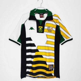 Zuid-Afrika 1998 Thuisshirt Korte Mouw Klassieke Retro Voetbalshirts