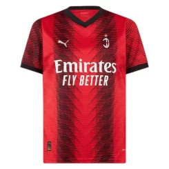 AC Milan Brahim Diaz #10 Thuisshirt 2023-2024 Voetbalshirts Korte Mouw-1