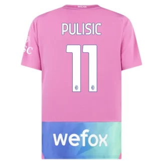 AC Milan Christian Pulisic #11 Derde Shirt 2023-2024 Voetbalshirts Korte Mouw
