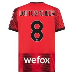 AC Milan Ruben Loftus-Cheek #8 Thuisshirt 2023-2024 Voetbalshirts Korte Mouw