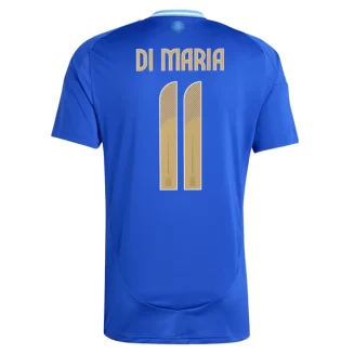 Argentinië Angel Di Maria #11 Uitshirt Copa América 2024 Voetbalshirts Korte Mouw