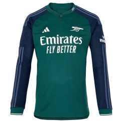 Arsenal Ben White #4 Derde Shirt 2023-2024 Voetbalshirts Lange Mouwen-1