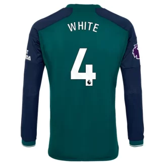 Arsenal Ben White #4 Derde Shirt 2023-2024 Voetbalshirts Lange Mouwen