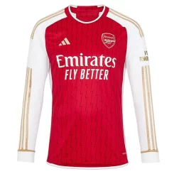 Arsenal Ben White #4 Thuisshirt 2023-2024 Voetbalshirts Lange Mouwen-1