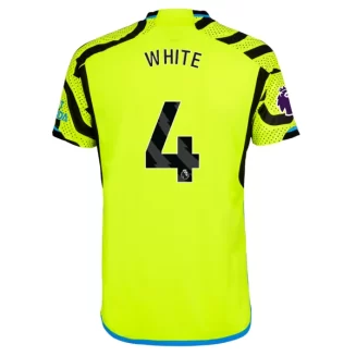 Arsenal Ben White #4 Uitshirt 2023-2024 Voetbalshirts Korte Mouw