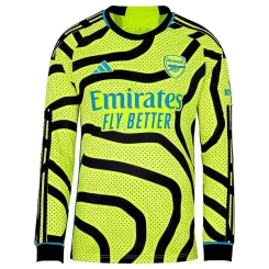 Arsenal Ben White #4 Uitshirt 2023-2024 Voetbalshirts Lange Mouwen-1