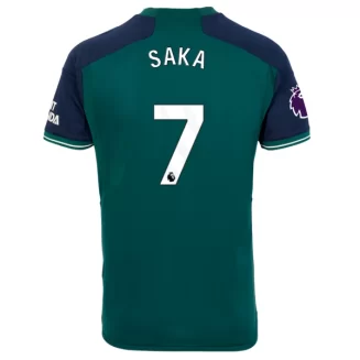 Arsenal Bukayo Saka #7 Derde Shirt 2023-2024 Voetbalshirts Korte Mouw