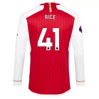 Arsenal Declan Rice #41 Thuisshirt 2023-2024 Voetbalshirts Lange Mouwen