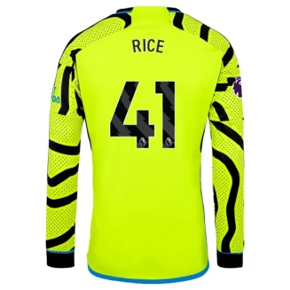 Arsenal Declan Rice #41 Uitshirt 2023-2024 Voetbalshirts Lange Mouwen