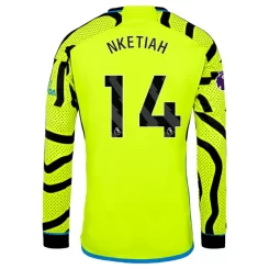 Arsenal Eddie Nketiah #14 Uitshirt 2023-2024 Voetbalshirts Lange Mouwen