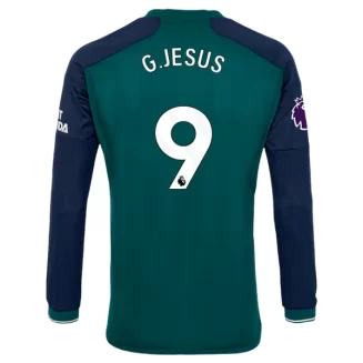 Arsenal Gabriel Jesus #9 Derde Shirt 2023-2024 Voetbalshirts Lange Mouwen