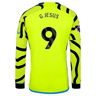 Arsenal Gabriel Jesus #9 Uitshirt 2023-2024 Voetbalshirts Lange Mouwen