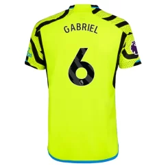 Arsenal Gabriel Magalhaes #6 Uitshirt 2023-2024 Voetbalshirts Korte Mouw