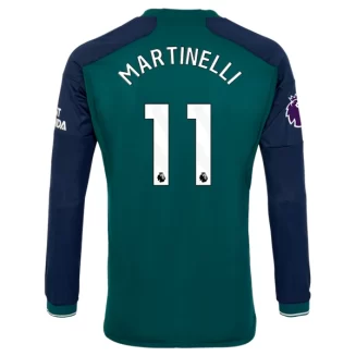 Arsenal Gabriel Martinelli #11 Derde Shirt 2023-2024 Voetbalshirts Lange Mouwen