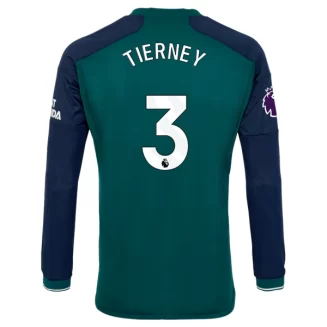 Arsenal Kieran Tierney #3 Derde Shirt 2023-2024 Voetbalshirts Lange Mouwen