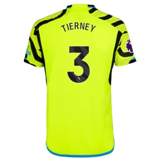 Arsenal Kieran Tierney #3 Uitshirt 2023-2024 Voetbalshirts Korte Mouw