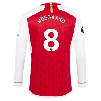 Arsenal Martin Odegaard #8 Thuisshirt 2023-2024 Voetbalshirts Lange Mouwen